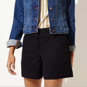 Loft Riviera 6inch inseam black shorts